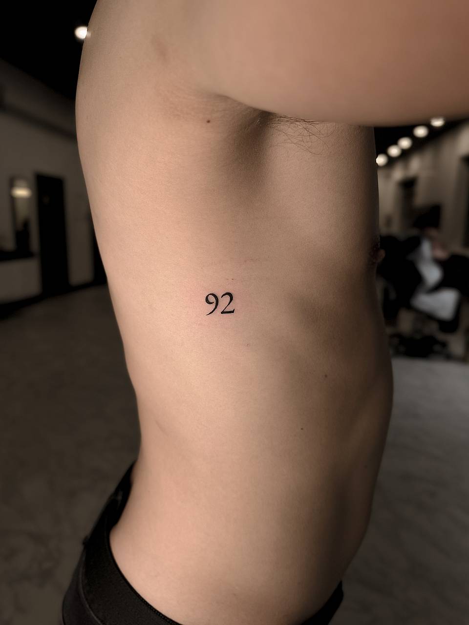 92 Minimal Serif Tattoo