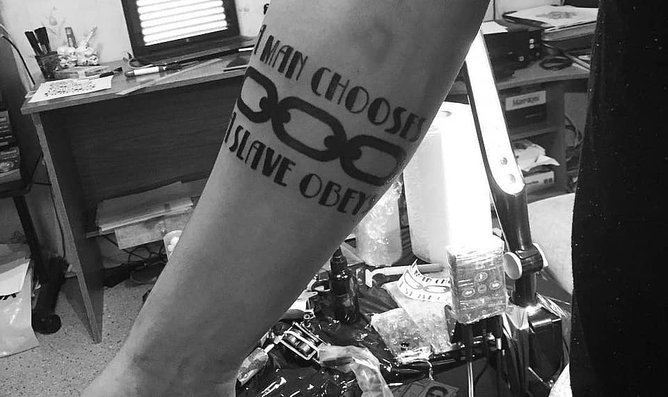 A Man Chooses — Chain Quote