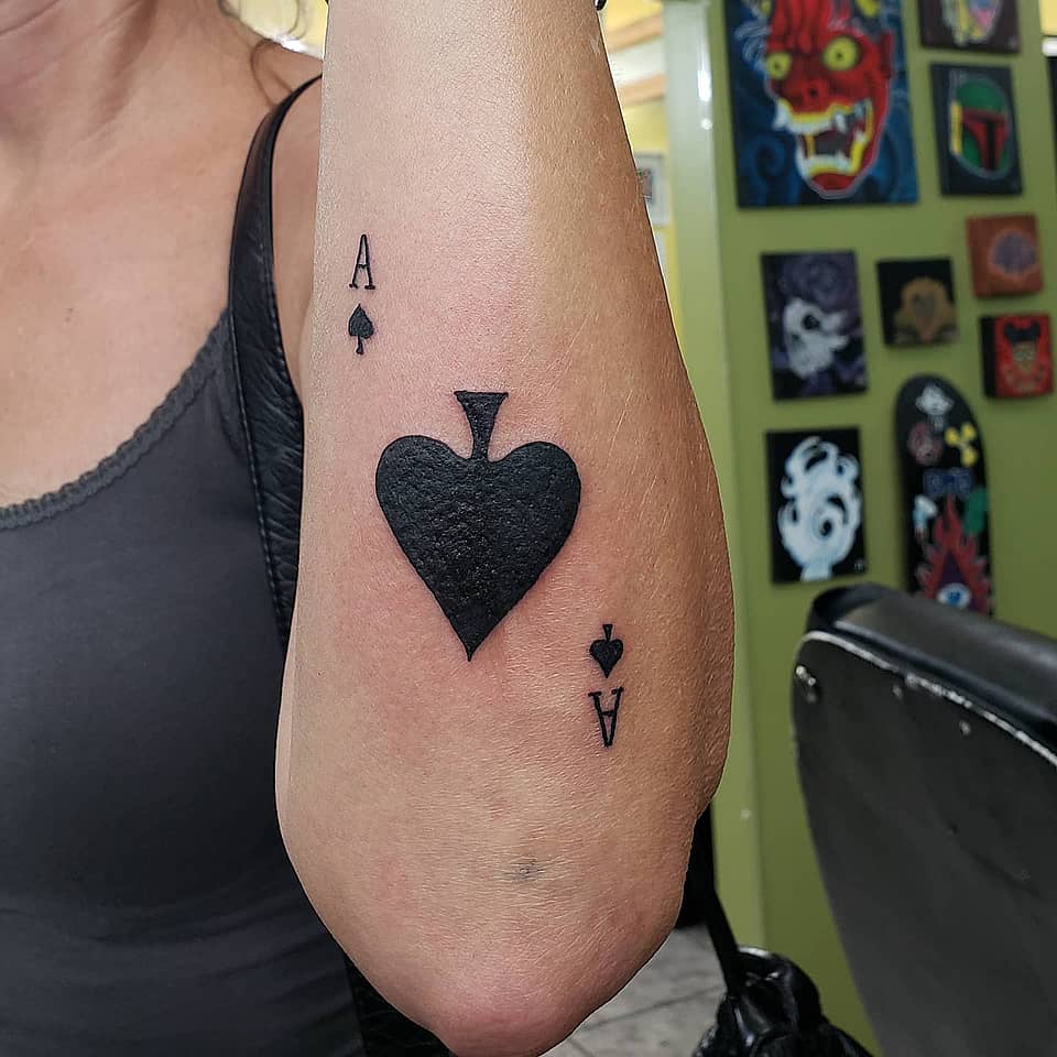 Ace of Spades Blackwork