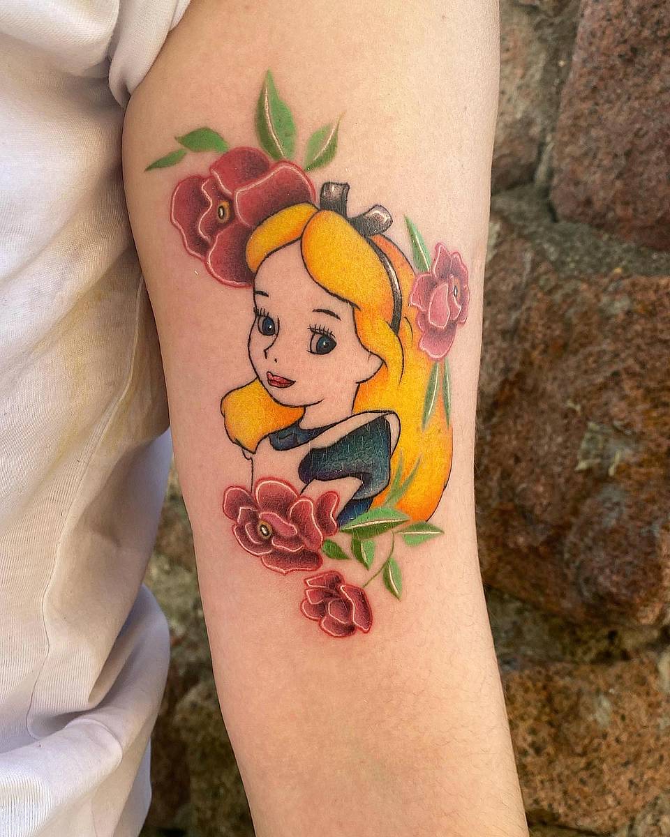 Alice Portrait with Roses