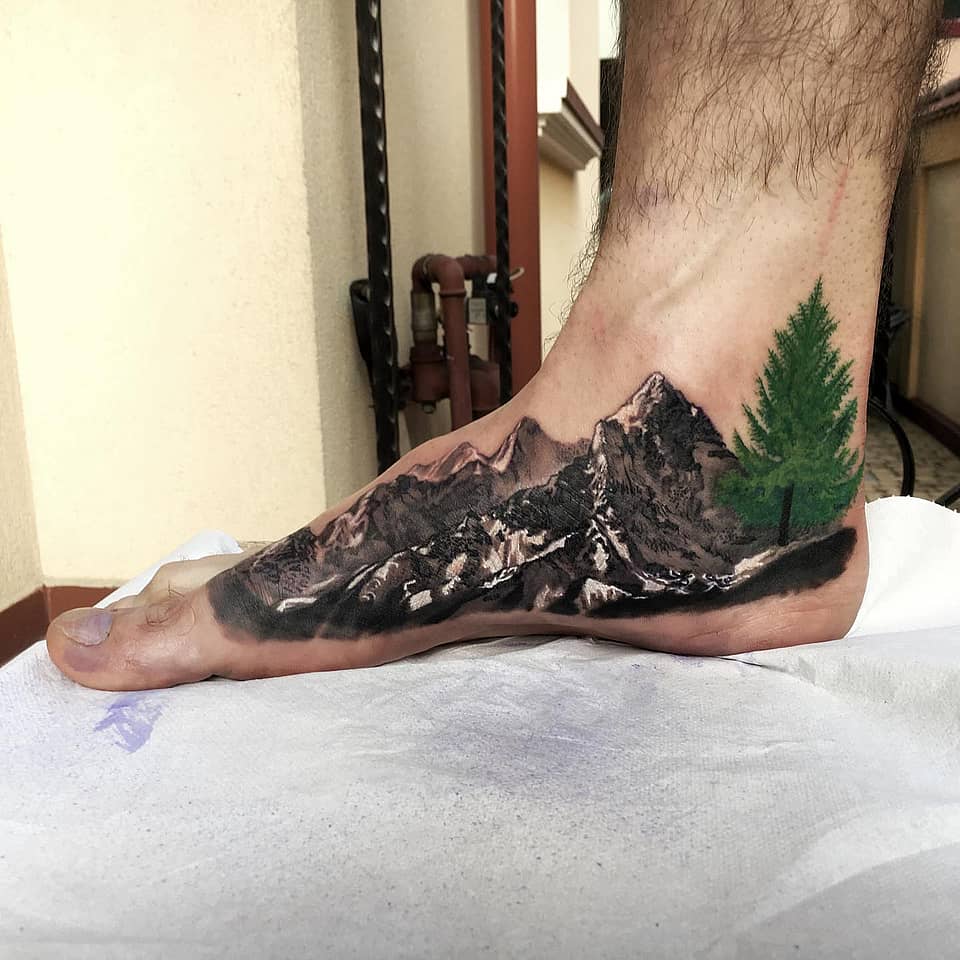 Alpine Mountain and Pine