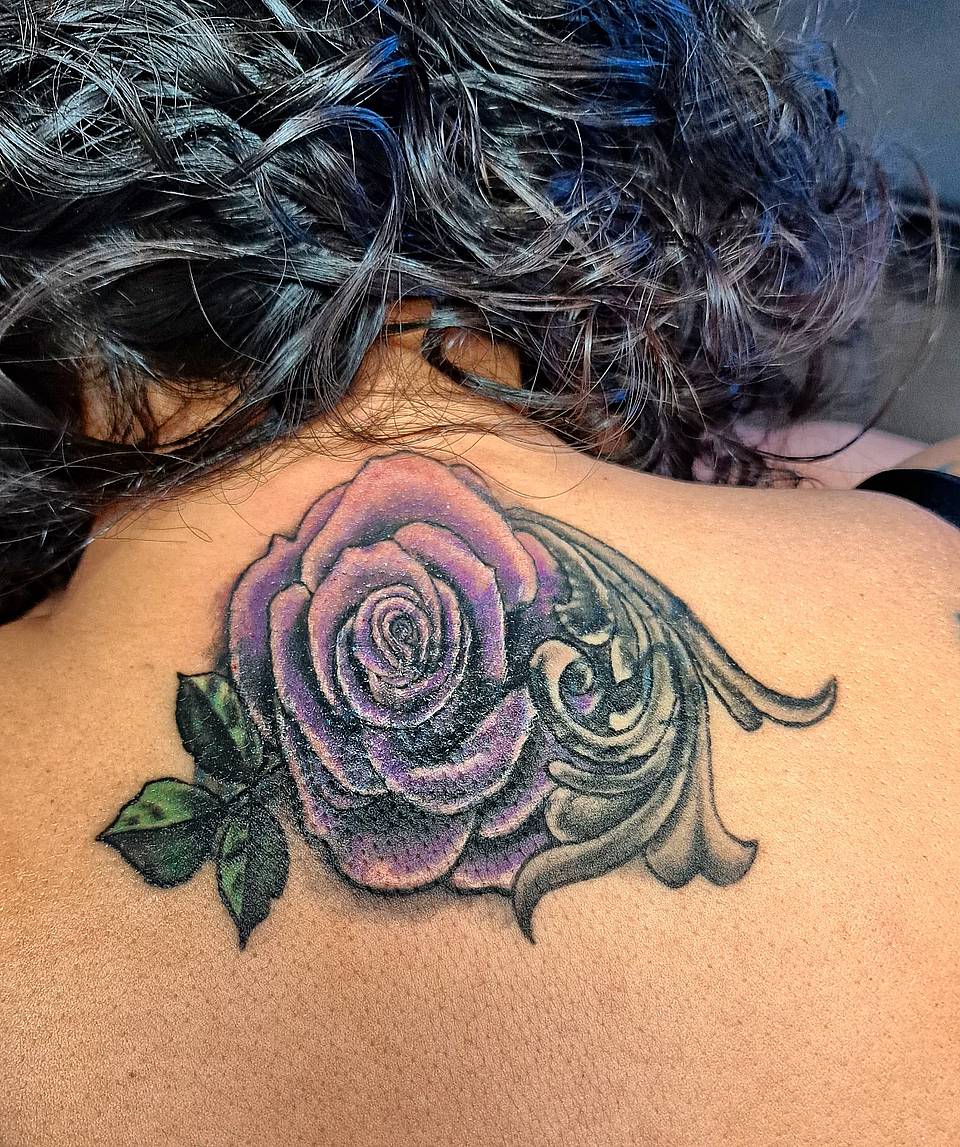 Amethyst Rose Filigree