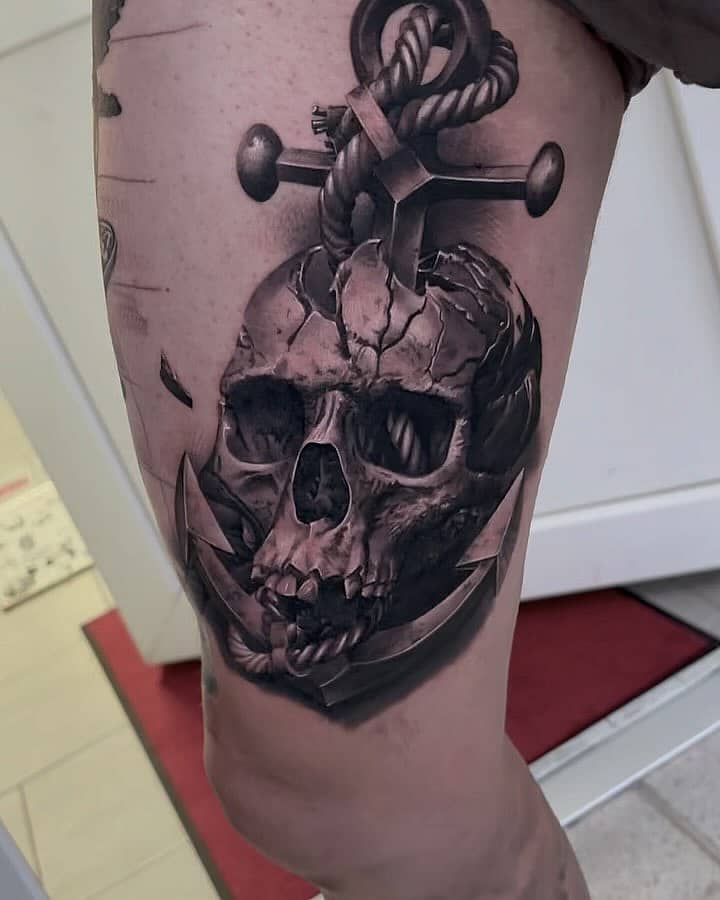 Anchored Skull