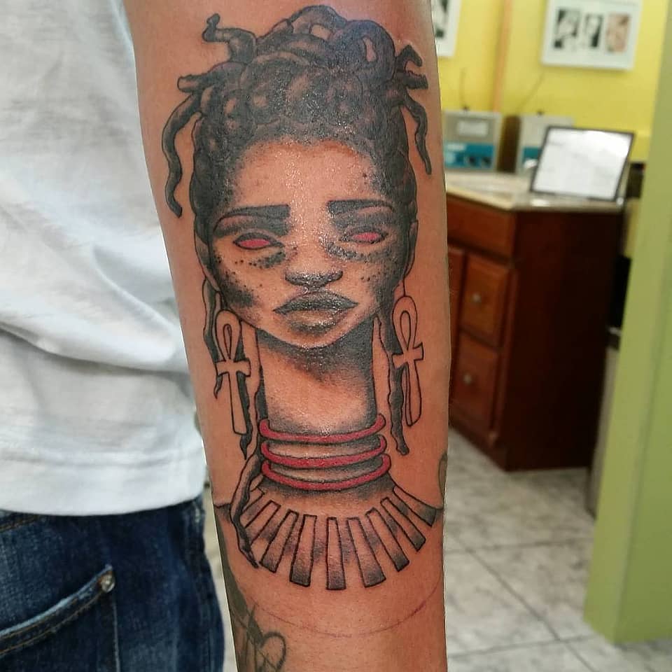 Ankh Guardian Goddess Portrait