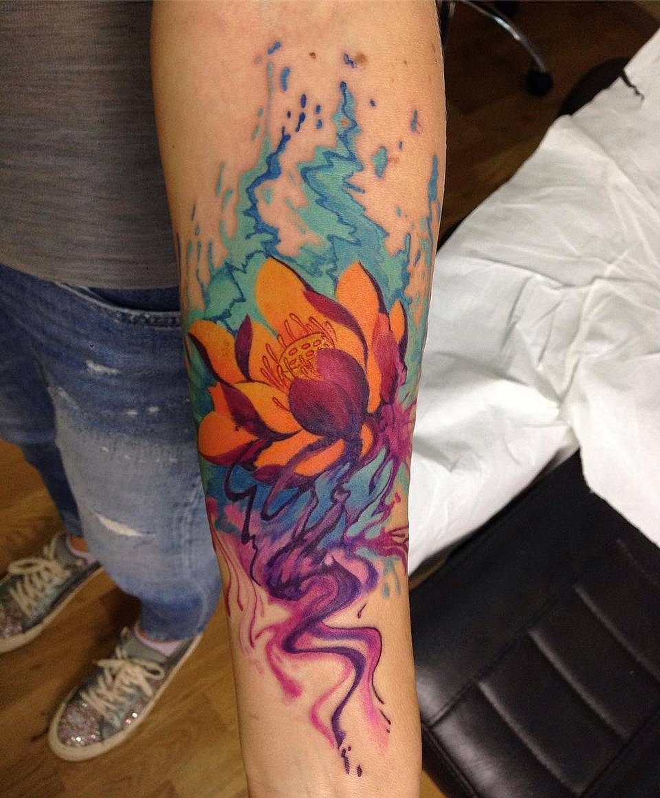 Aqua Flame Lotus