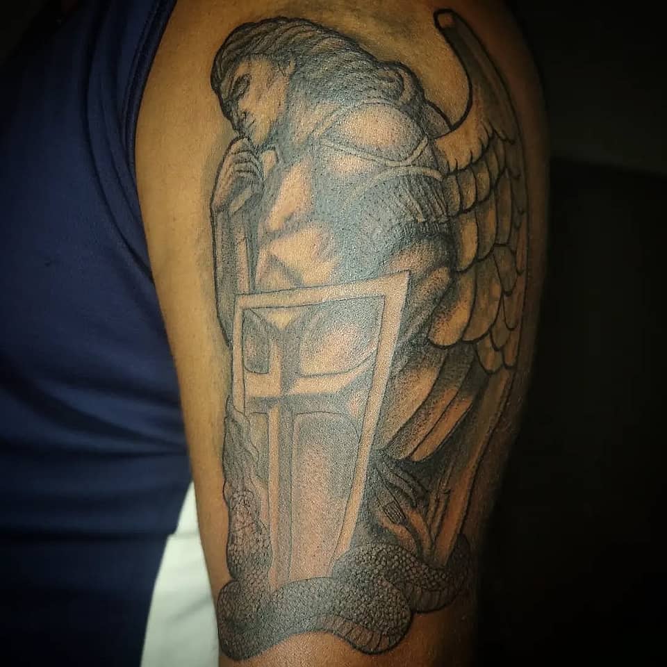 Archangel’s Triumph Over the Serpent