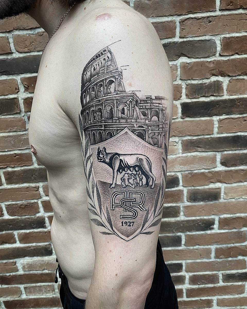AS Roma — Colosseum & Lupa Crest