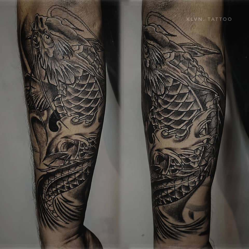 Ascending Koi