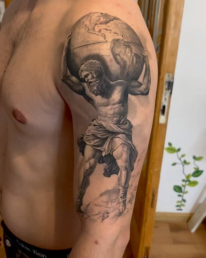 Atlas Bearing the Globe