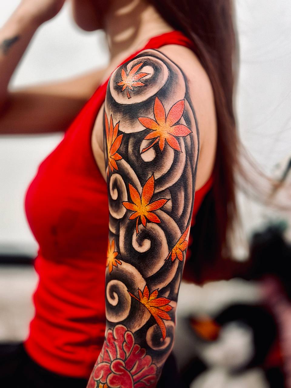 Autumn Maple Half-Sleeve