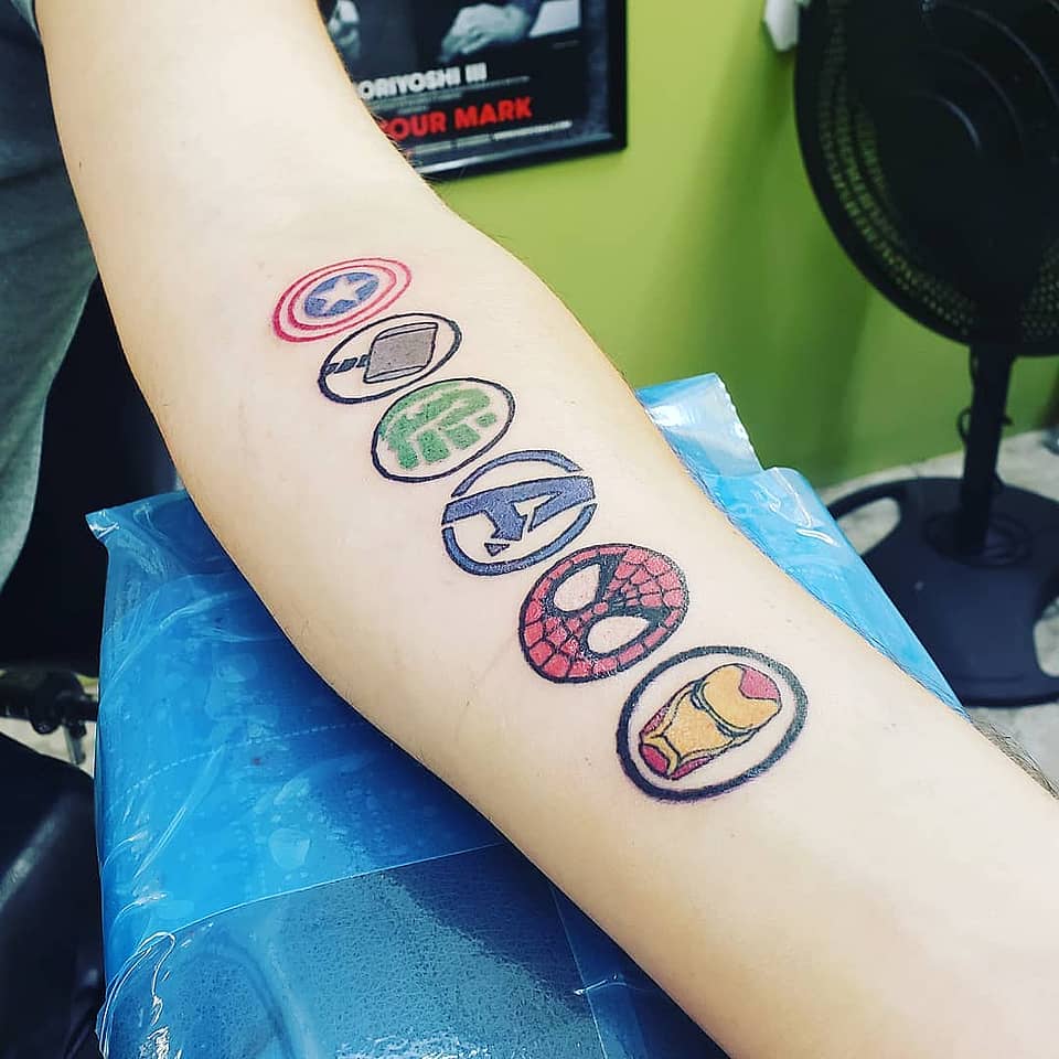 Avengers Emblem Lineup