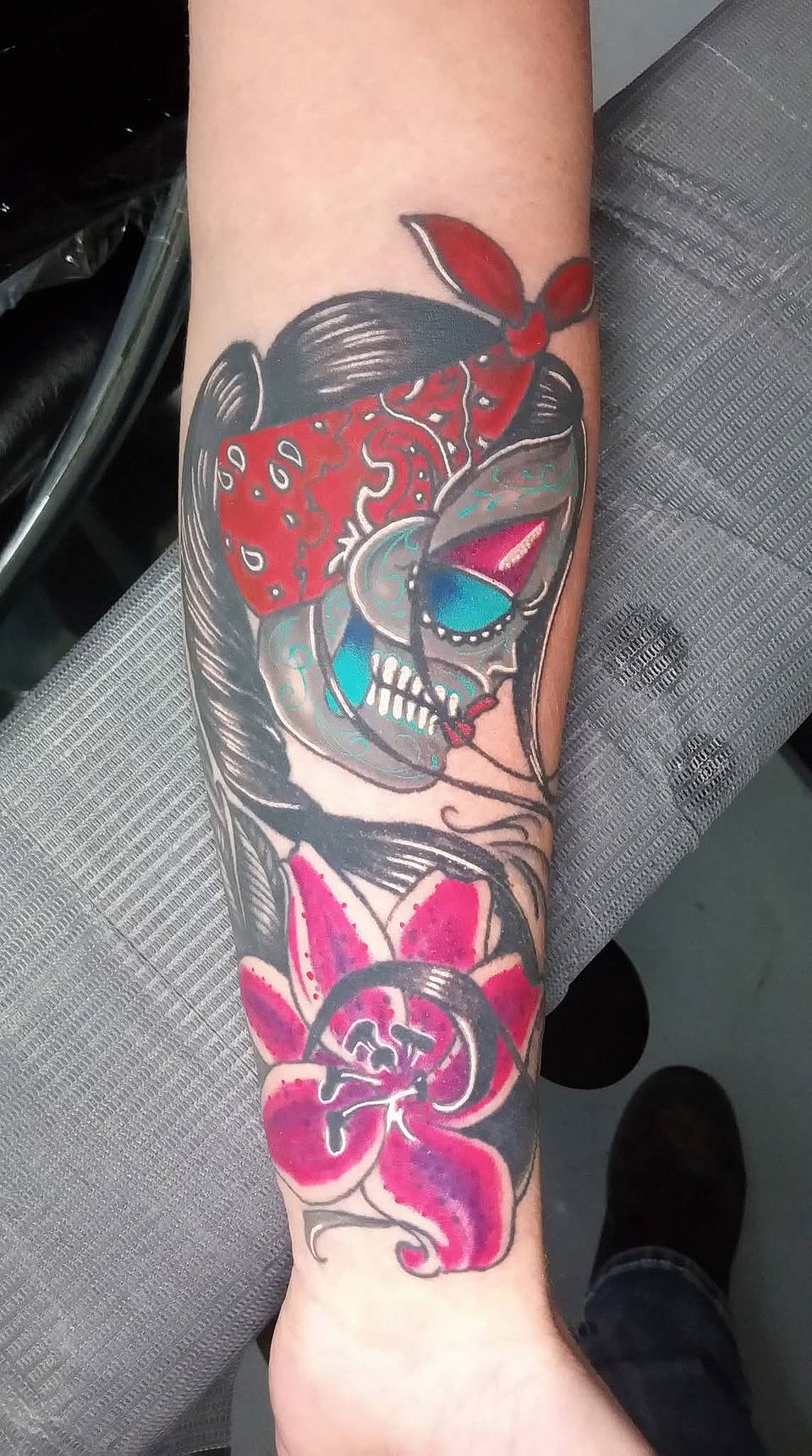 Bandana Catrina with Lily