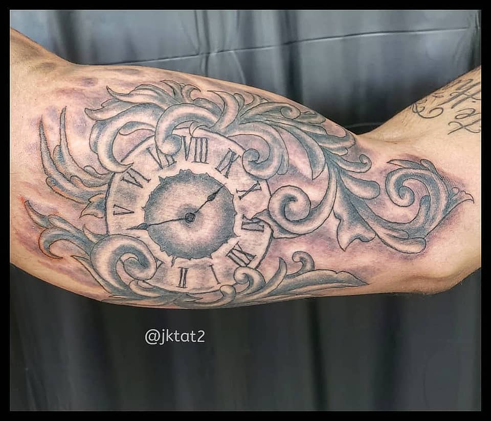 Baroque Timepiece Bicep