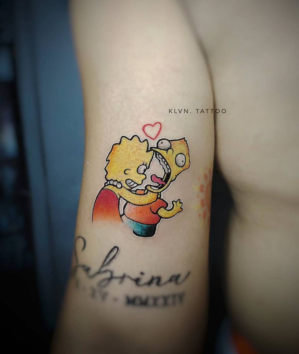 Bart & Lisa Embrace (Simpsons Mashup)
