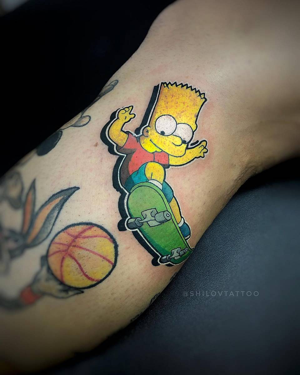 Bart on a Board