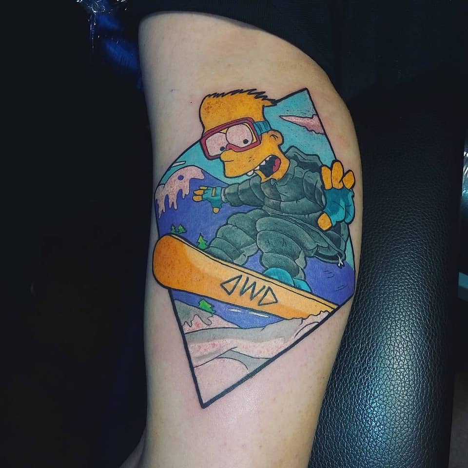 Bart on the Slopes