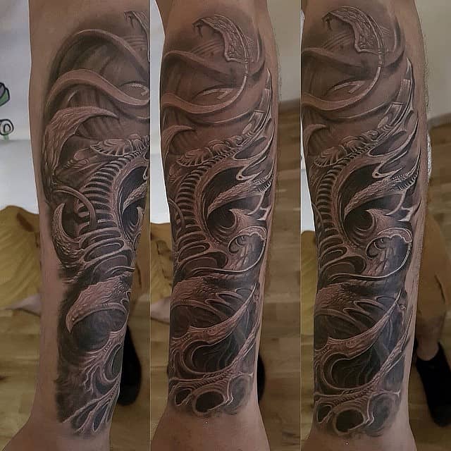 Biomechanical Ribbed Forearm Sleeve
