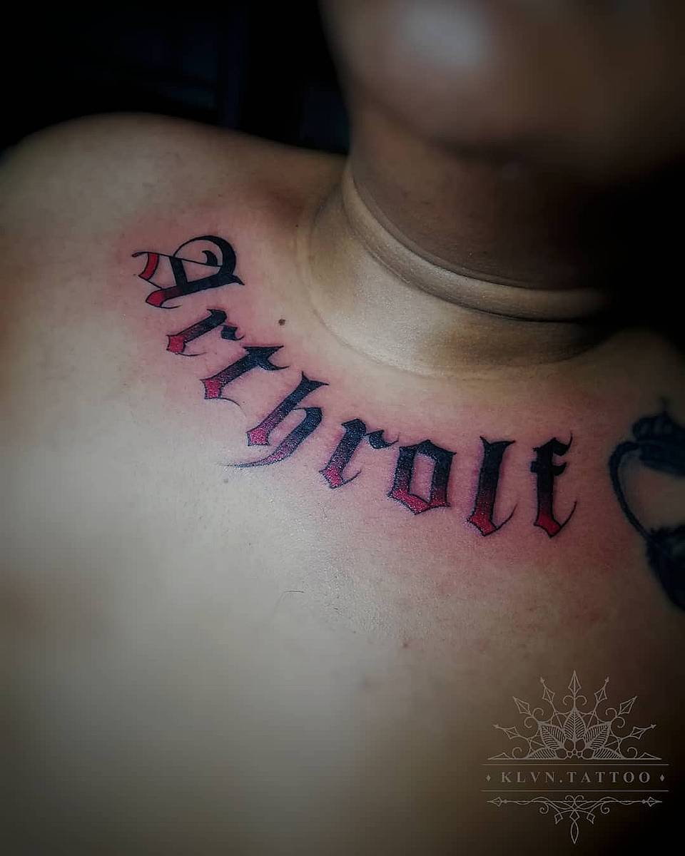 Blackletter Name Script