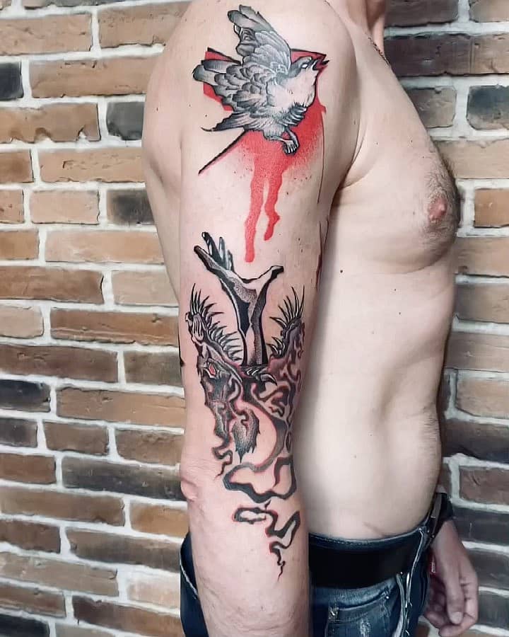 Bleeding Sparrow and Thorned Roots