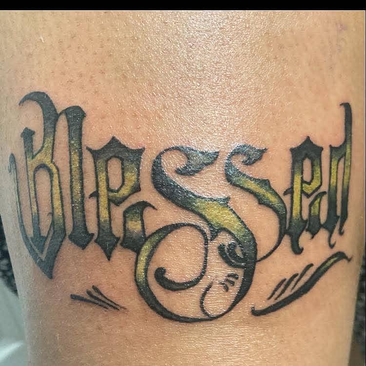 Blessed — Gothic Script