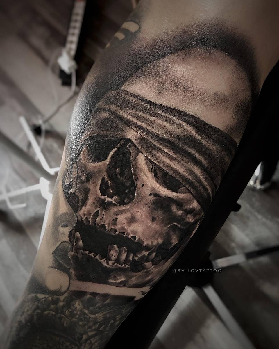 Blindfolded Skull Realism