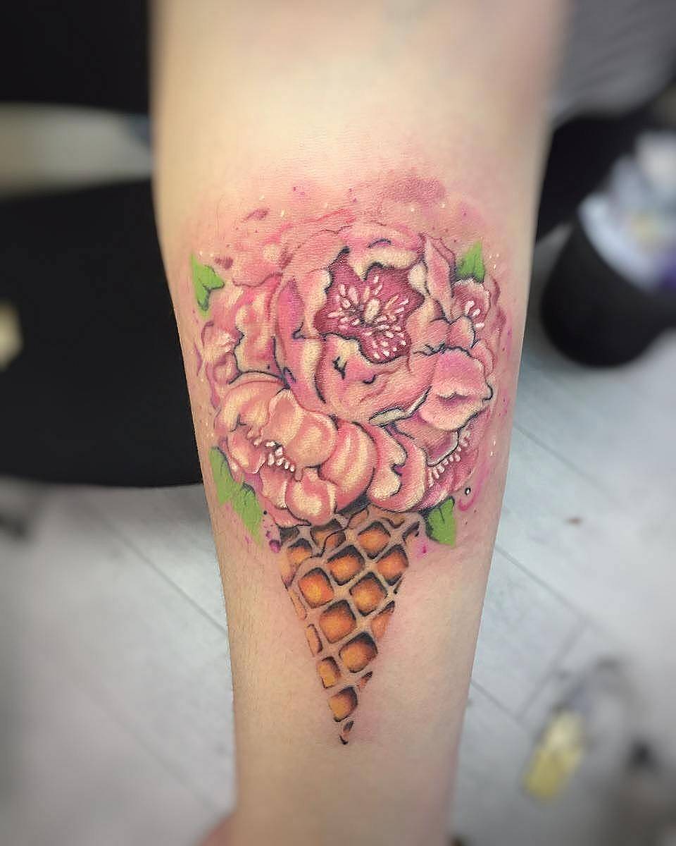 Blooming Ice Cream Cone