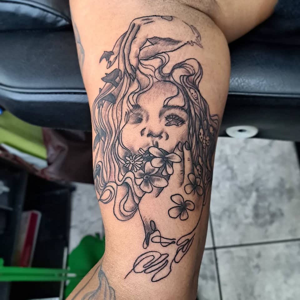 Blooming Silence Portrait