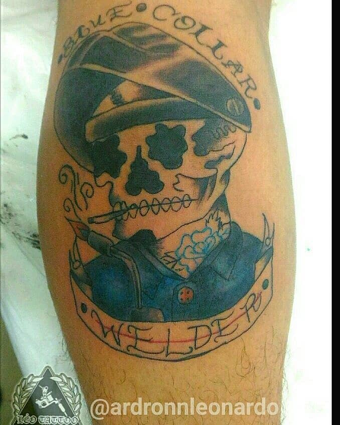 Blue Collar Welder Skull