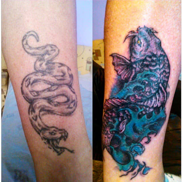 Blue Koi Cover-Up