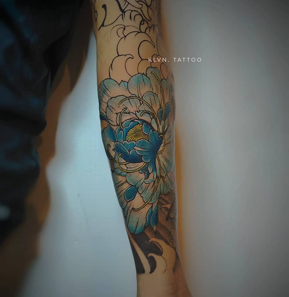 Blue Peony Irezumi