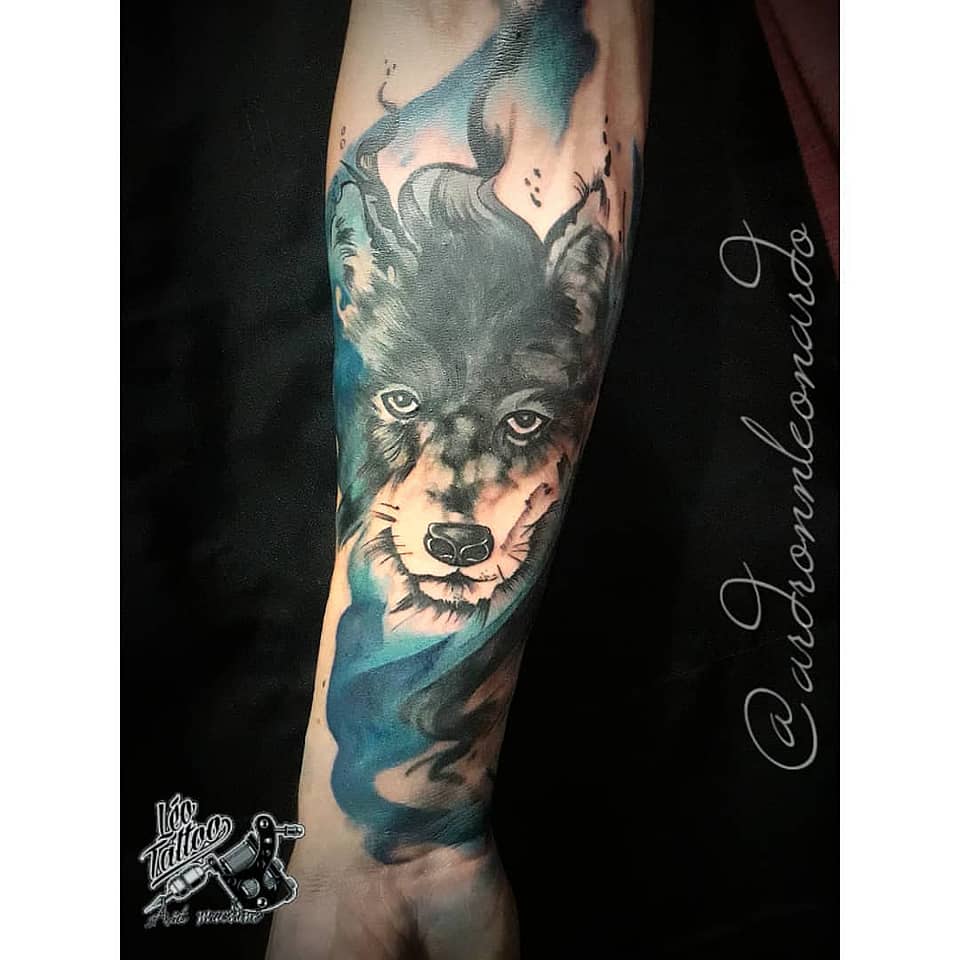 Blue Smoke Wolf