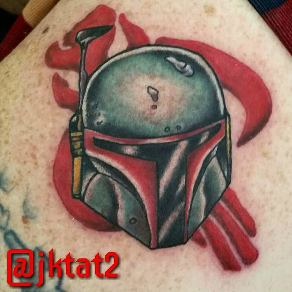 Boba Fett Helm with Mandalorian Sigil