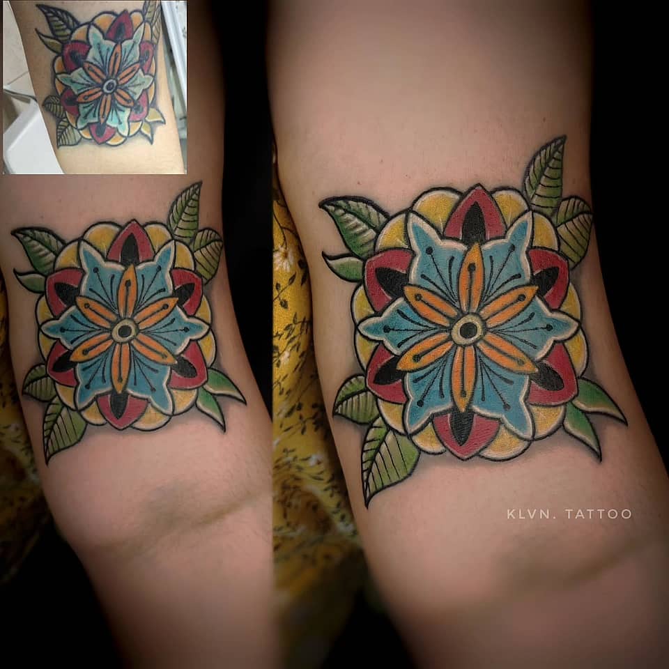 Bold Floral Mandala