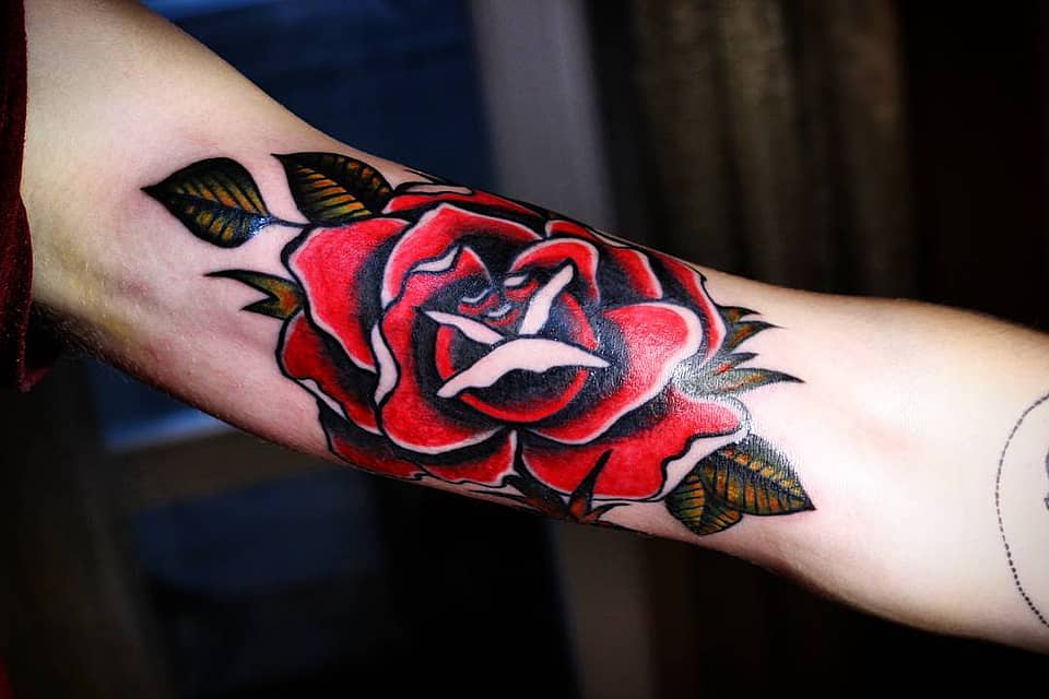 Bold Traditional Red Rose