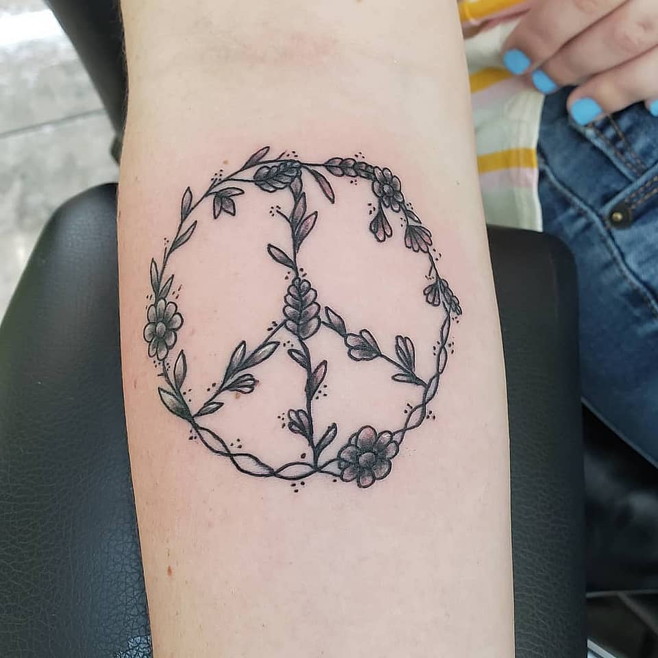 Botanical Peace Wreath