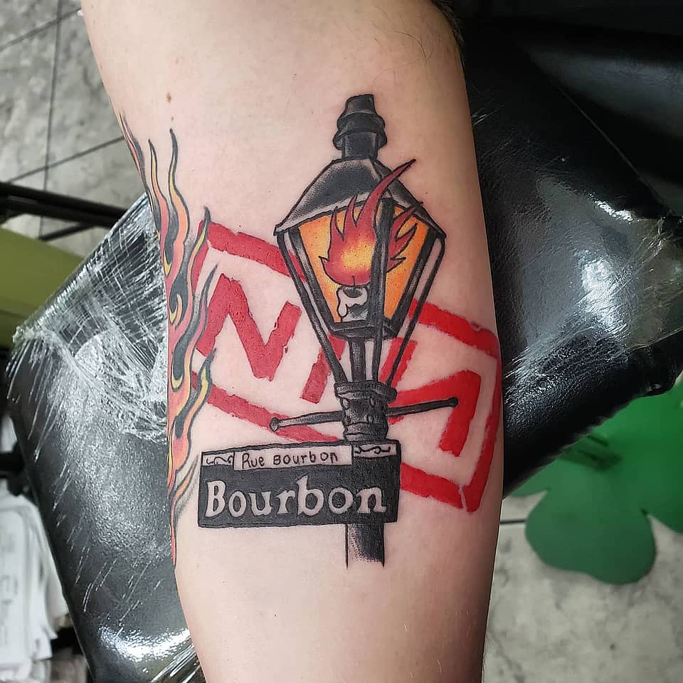 Bourbon Street Gaslamp