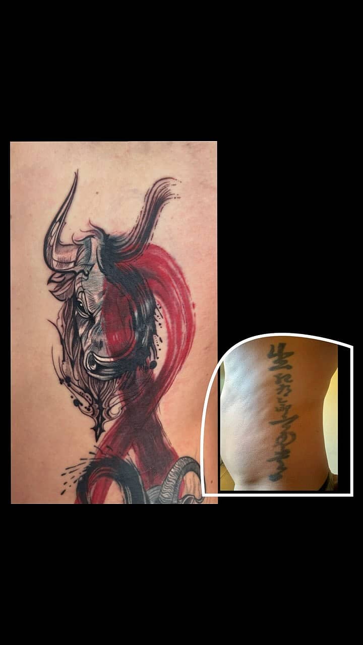 Brushstroke Oni Mask
