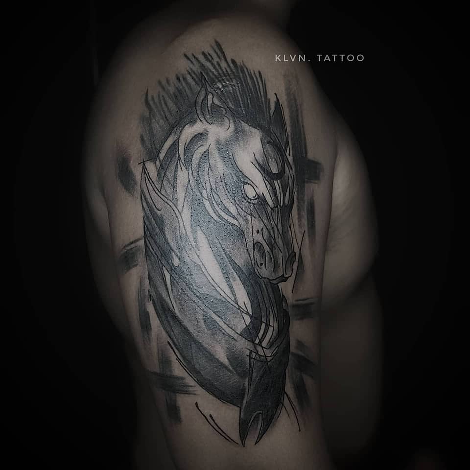 Brushstroke Stallion