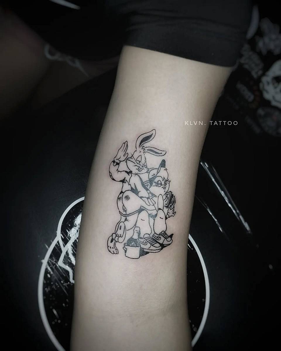 Bugs & Lola Linework