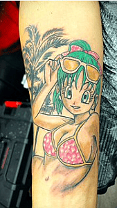 Bulma Beach Anime (Dragon Ball)