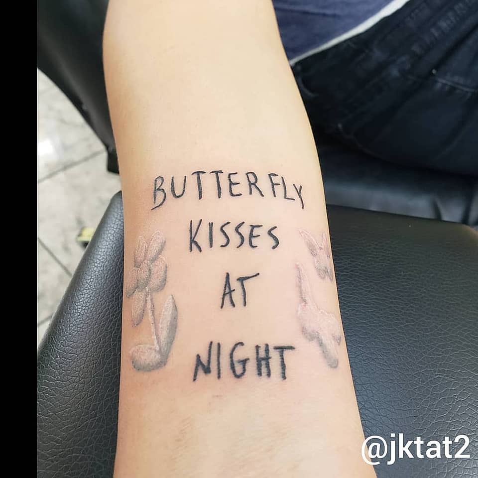 Butterfly Kisses at Night