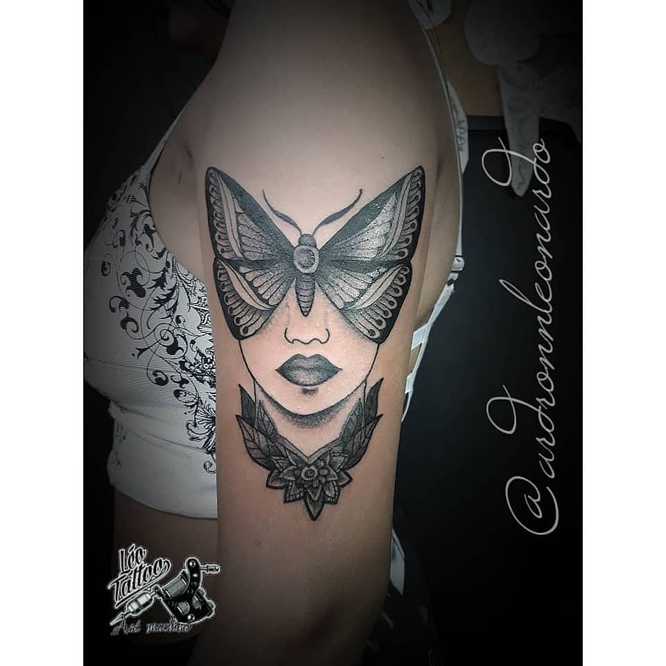 Butterfly Mask Portrait