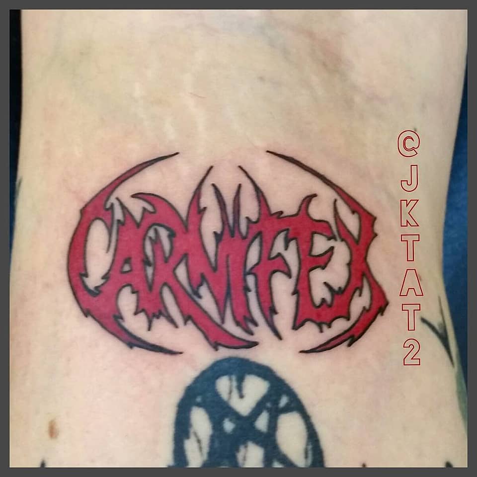 Carnifex Blood-Red Band Logo
