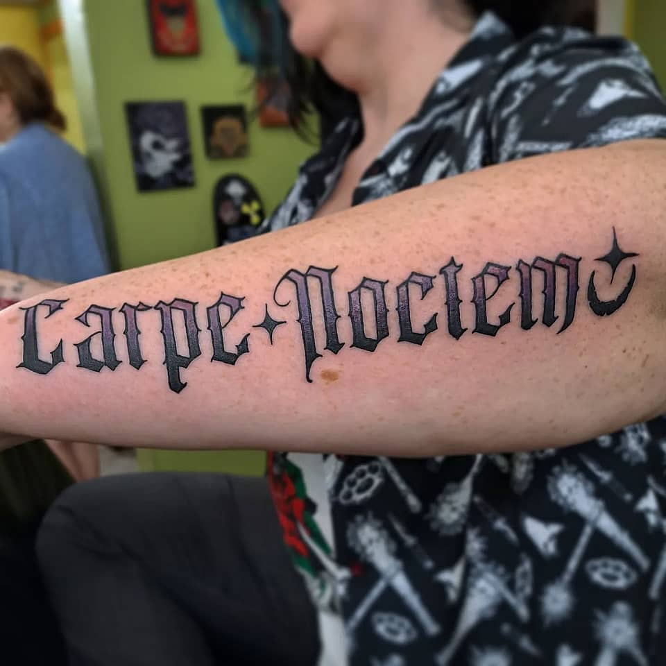 Carpe Noctem Blackletter