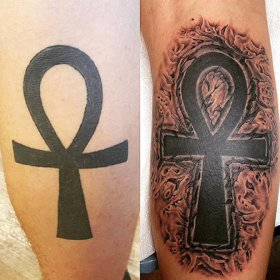 Carved Stone Ankh