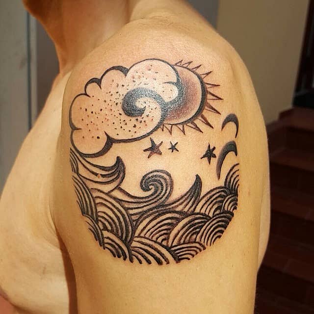 Celestial Wave Circle
