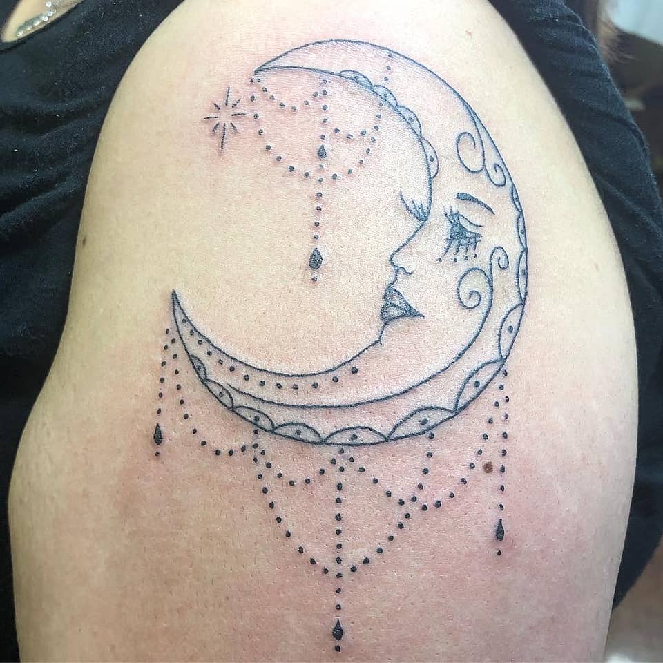 Chandelier Crescent Moon
