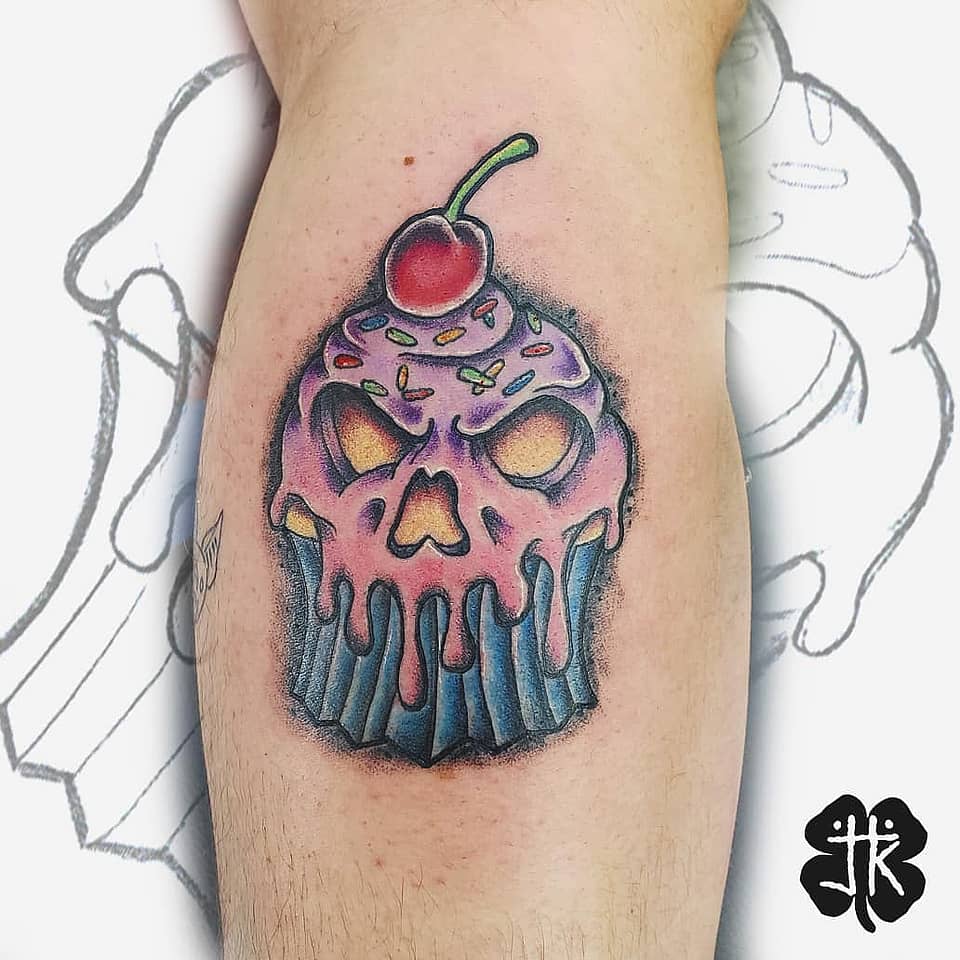 Cherry Doom Cupcake