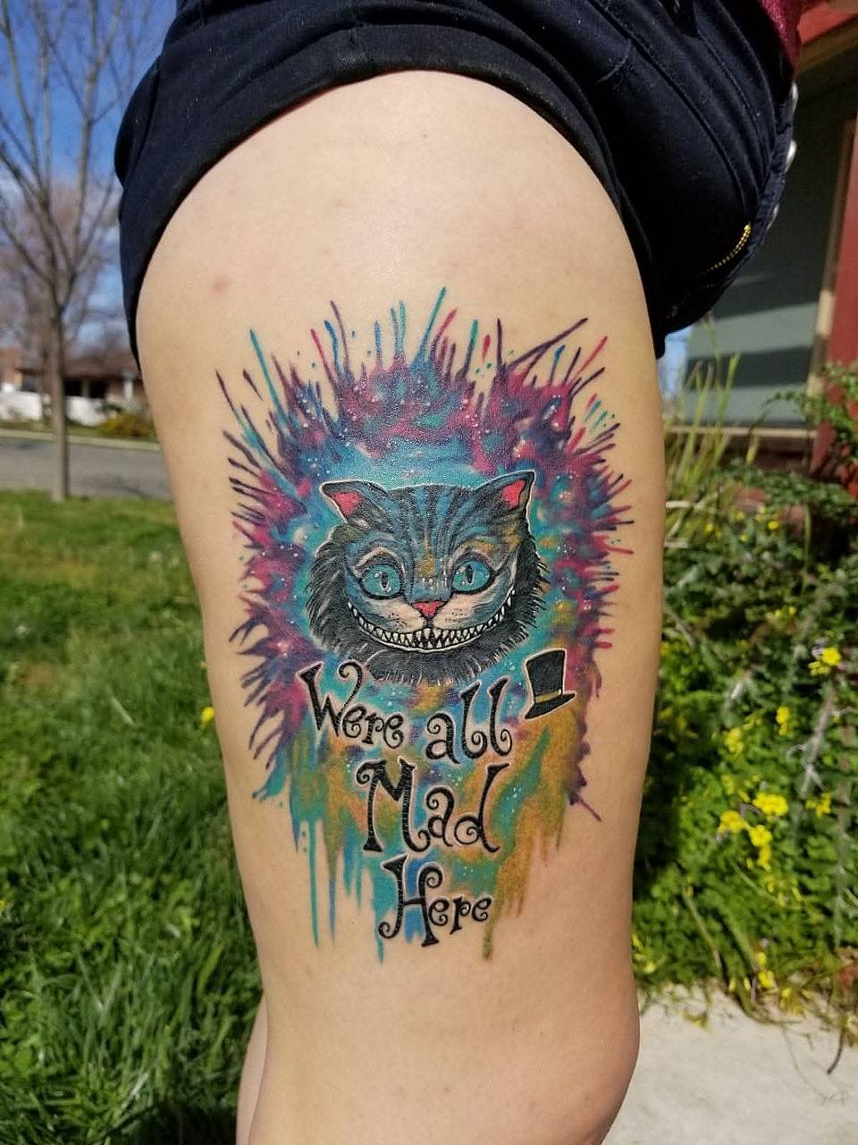 Cheshire Cat Watercolor