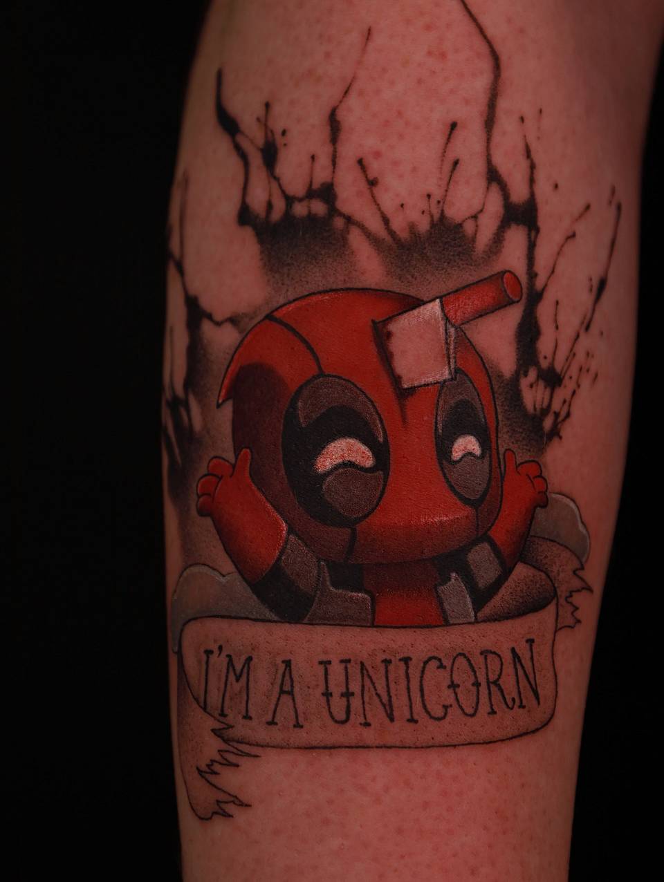 Chibi Deadpool "I'm a Unicorn"